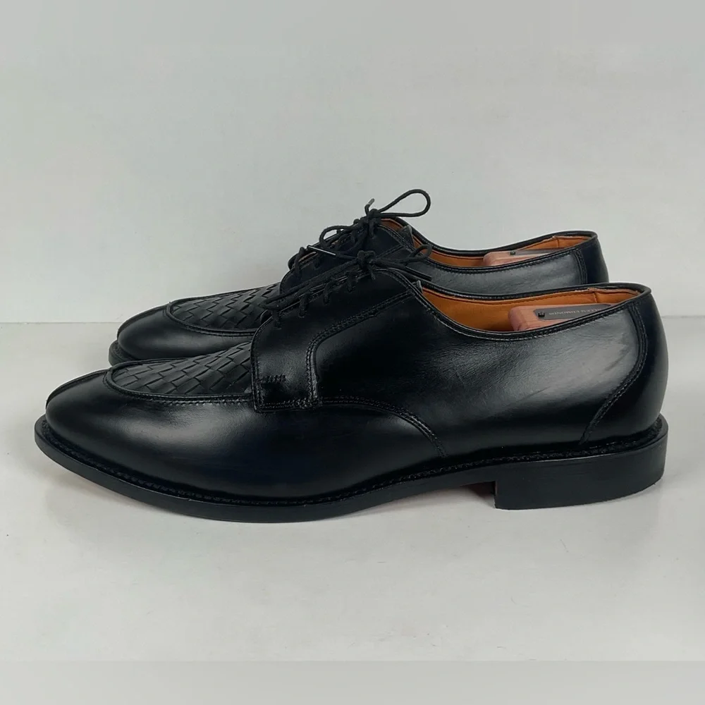 Vintage Allen Edmonds | Hersey Derby Shoes| Basket Weave | Split Toe | Men’s 11